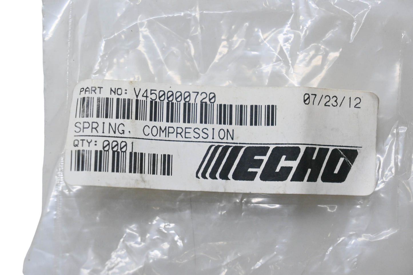 New OEM Echo V450000720 Compression Spring NOS