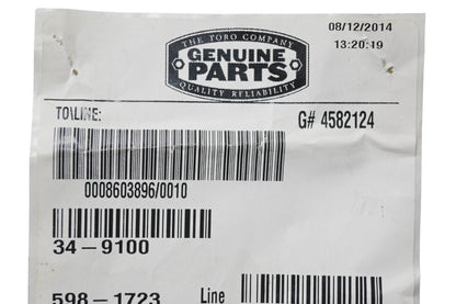 Toro 34-9100 Driver Detent NOS