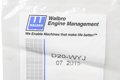 Walbro D20-WYJ, P003000200 Diaphragm Gasket Kit NOS