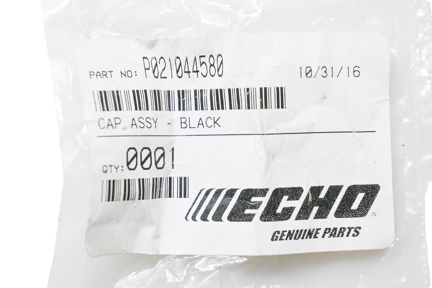 New OEM Echo P021044580 Black Cap Assembly NOS