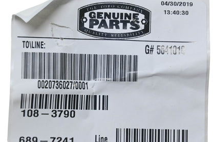 Toro 108-3790 Belt Retainer NOS