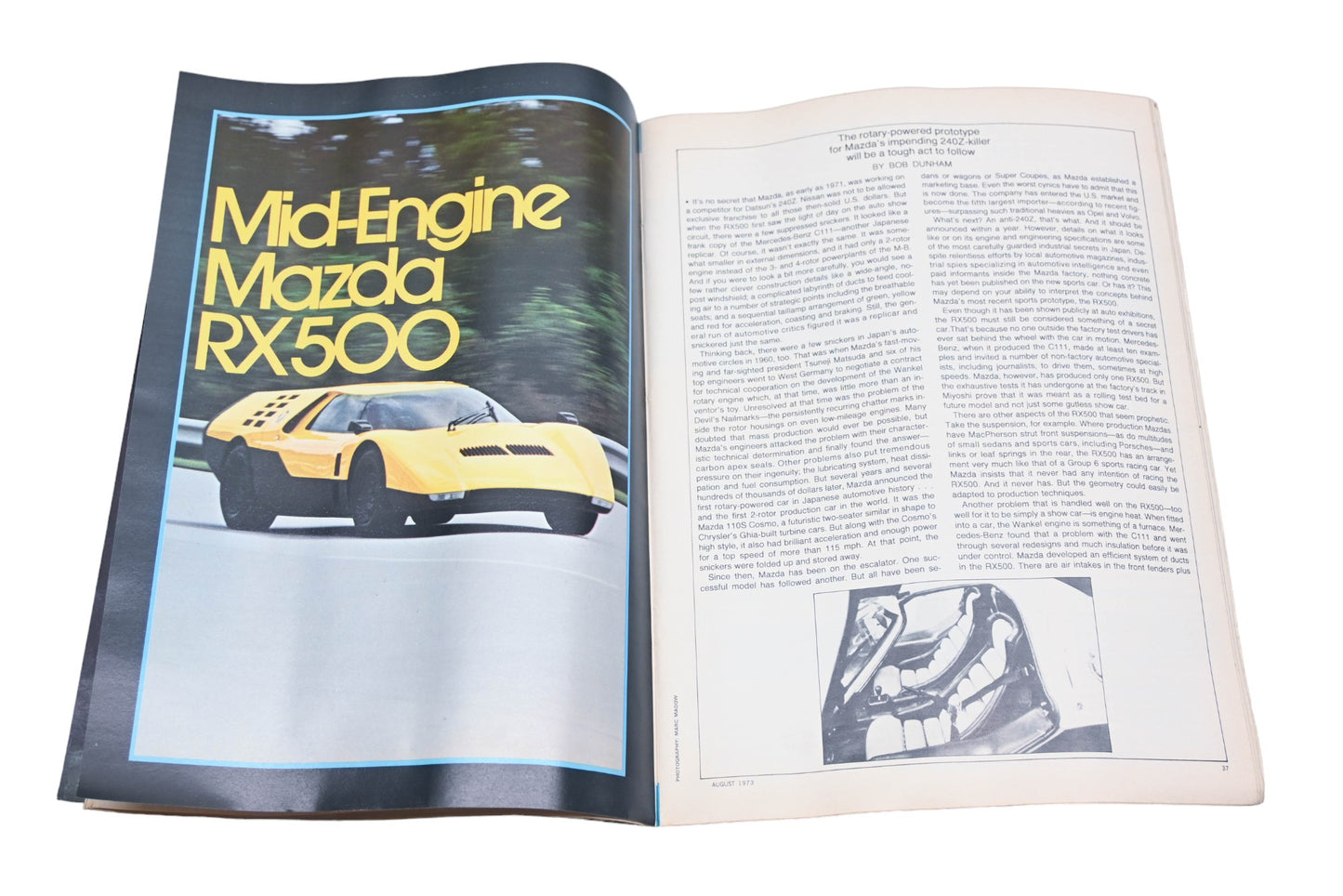 Car And Driver MD038-32 August 1973 Magazine