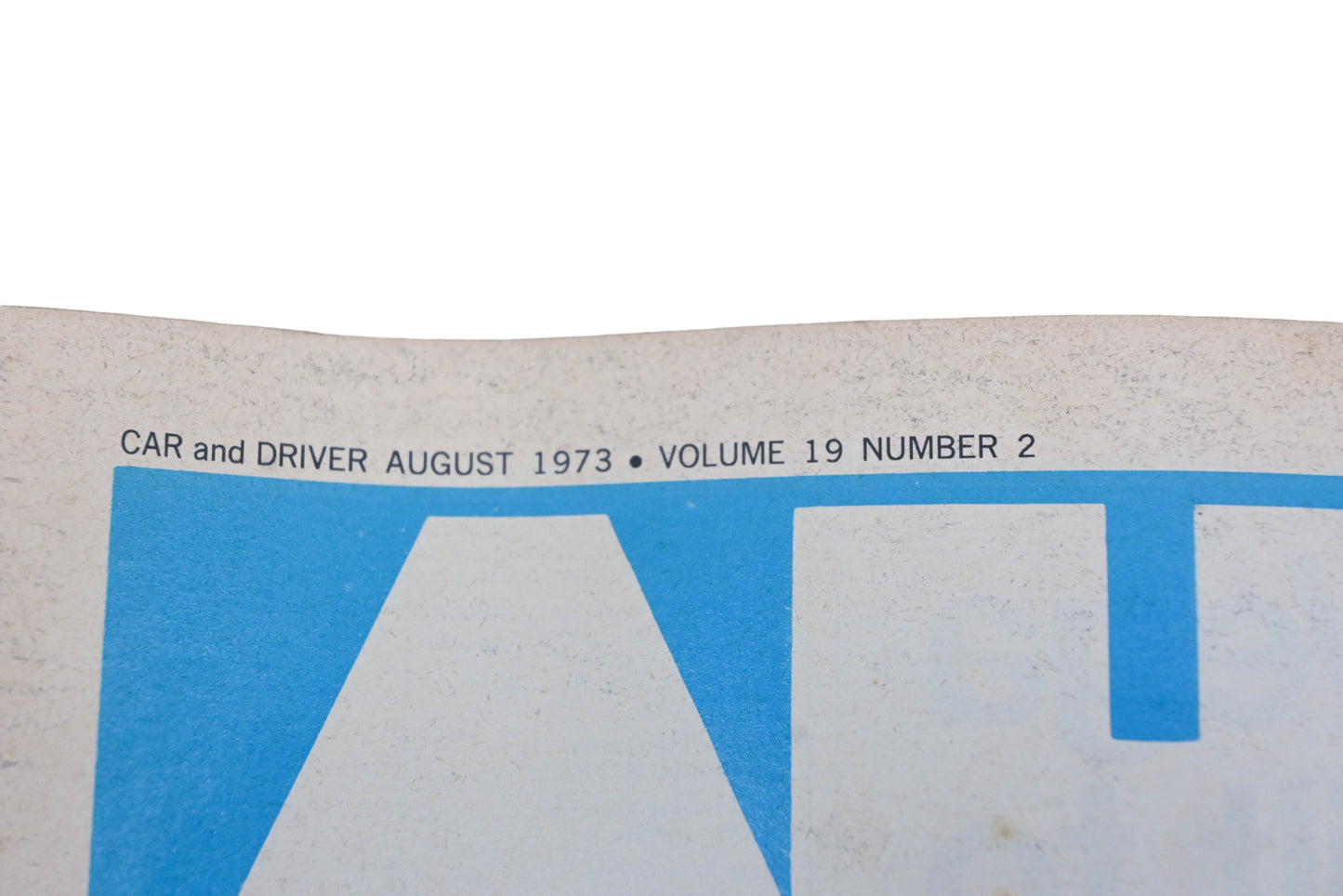 Car And Driver MD038-32 August 1973 Magazine