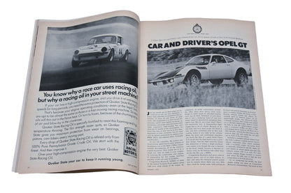 Car And Driver MD038-34 August 1970 Magazine