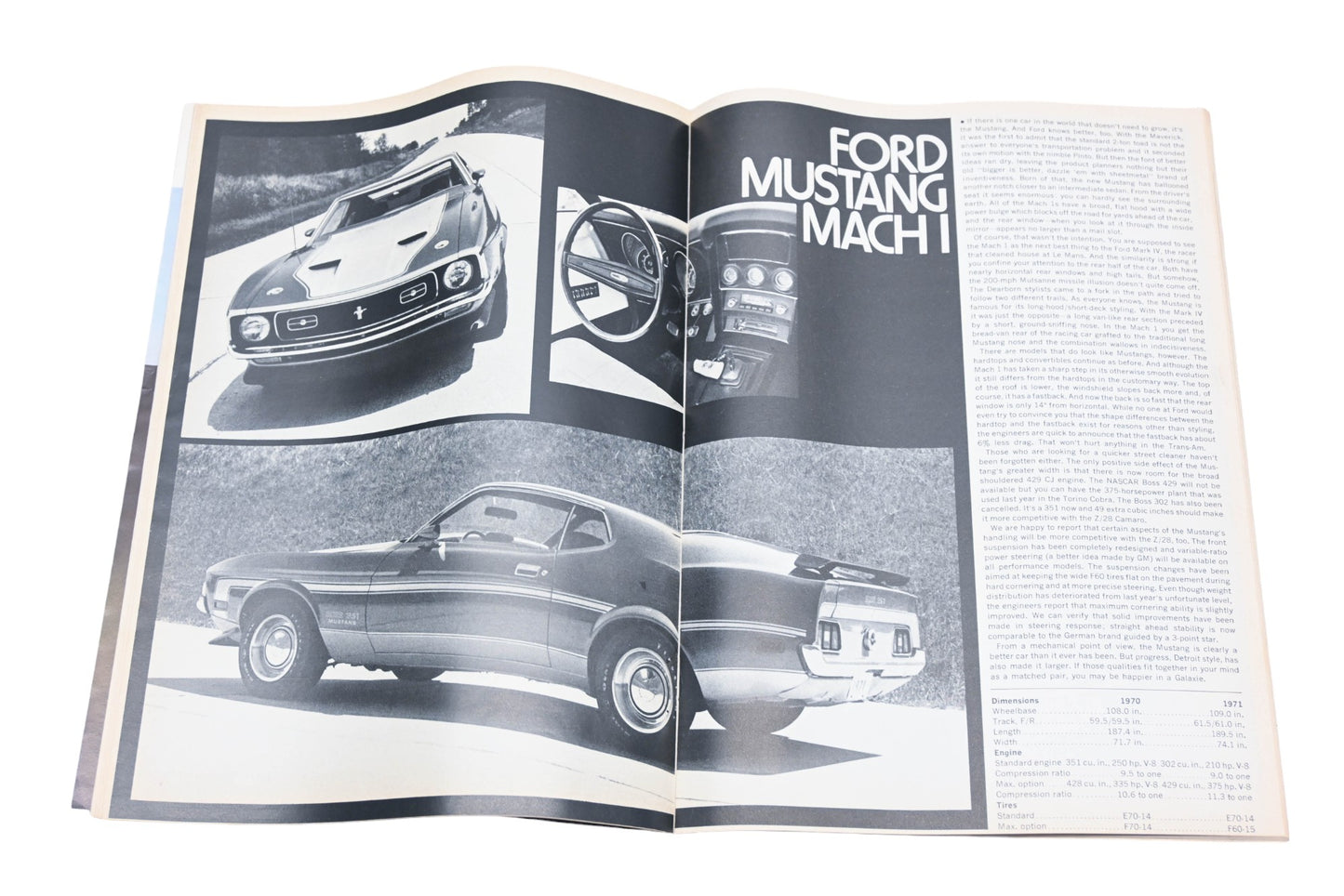 Car And Driver MD038-35 October 1970 Magazine