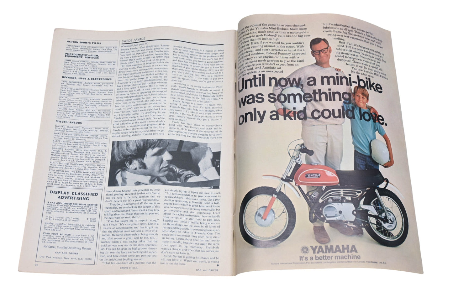 Car And Driver MD038-35 October 1970 Magazine