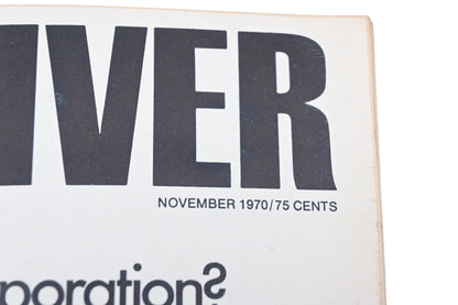 Car And Driver MD038-36 November 1970 Magazine