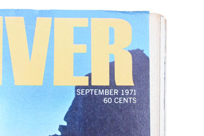 Car And Driver MD038-37 September 1971 Magazine