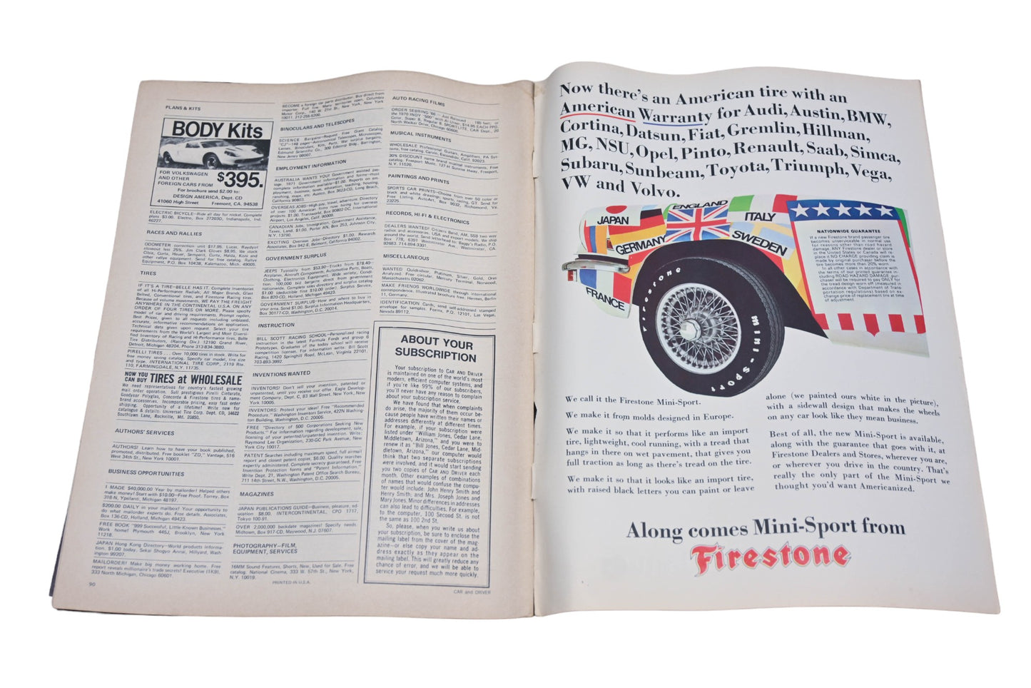 Car And Driver MD038-37 September 1971 Magazine