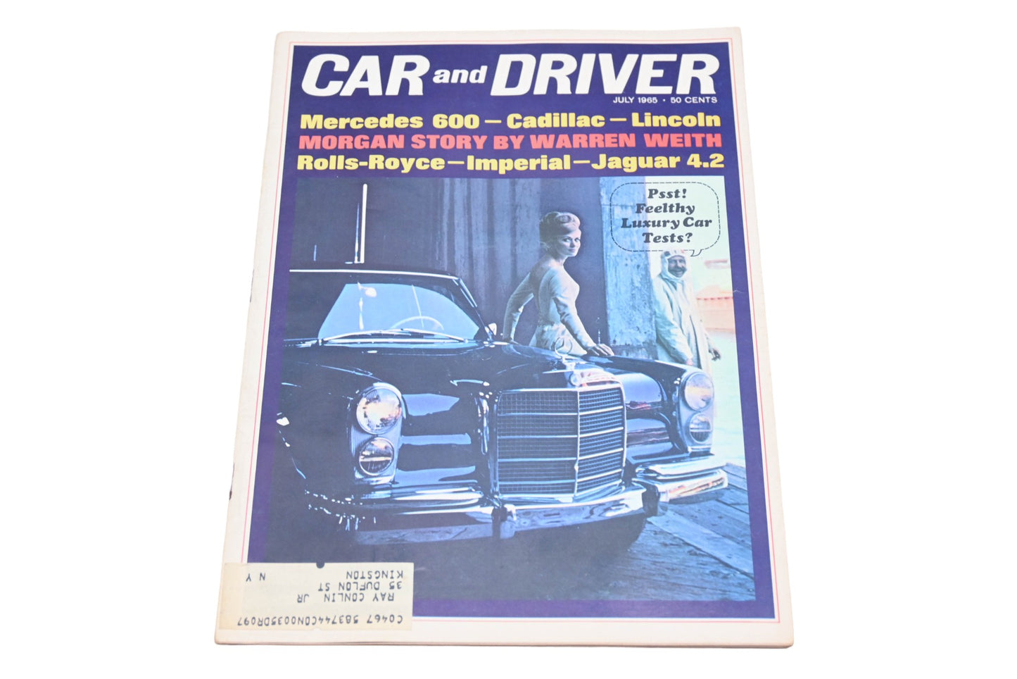 Car And Driver MD038-39 July 1965 Magazine