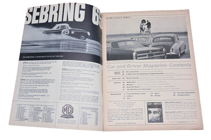 Car And Driver MD038-39 July 1965 Magazine
