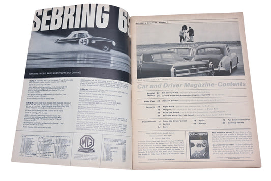 Car And Driver MD038-39 July 1965 Magazine