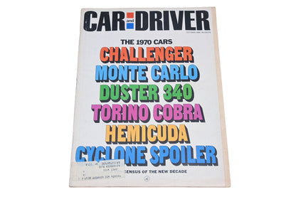 Car And Driver MD038-40 October 1969 Magazine