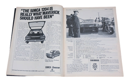 Car And Driver MD038-40 October 1969 Magazine