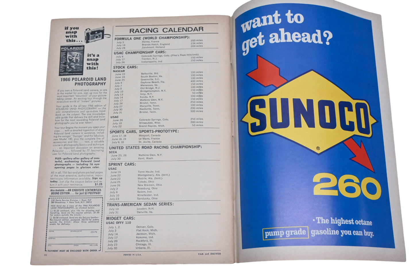 Car And Driver MD038-41 July 1966 Magazine