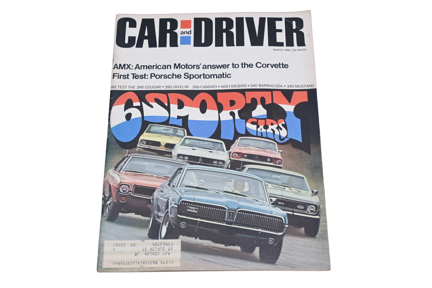 Car And Driver MD038-42 March 1968 Magazine