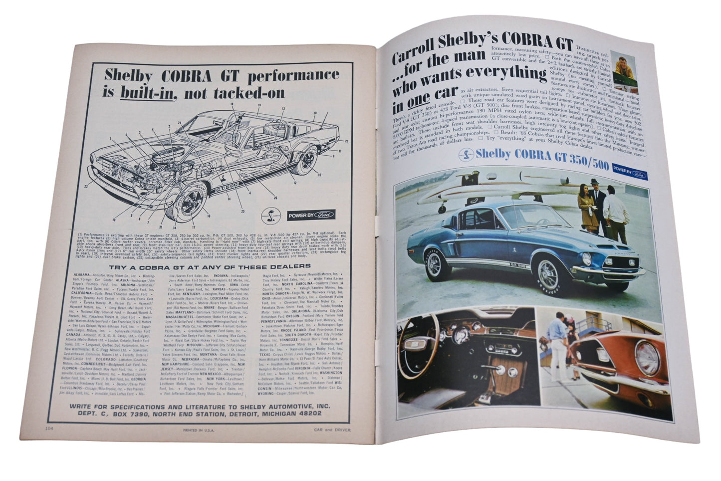 Car And Driver MD038-42 March 1968 Magazine