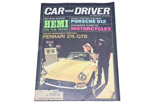 Car And Driver MD038-43 October 1965 Magazine