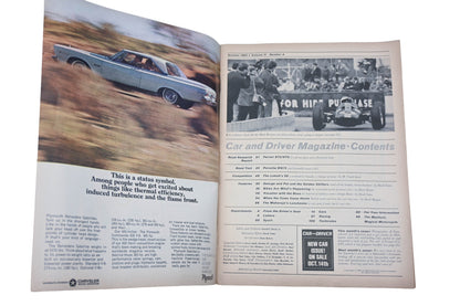 Car And Driver MD038-43 October 1965 Magazine