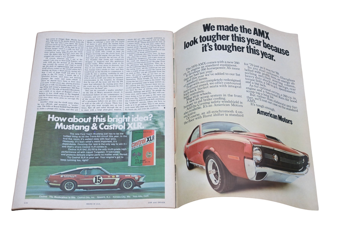 Car And Driver MD038-44 November 1969 Magazine