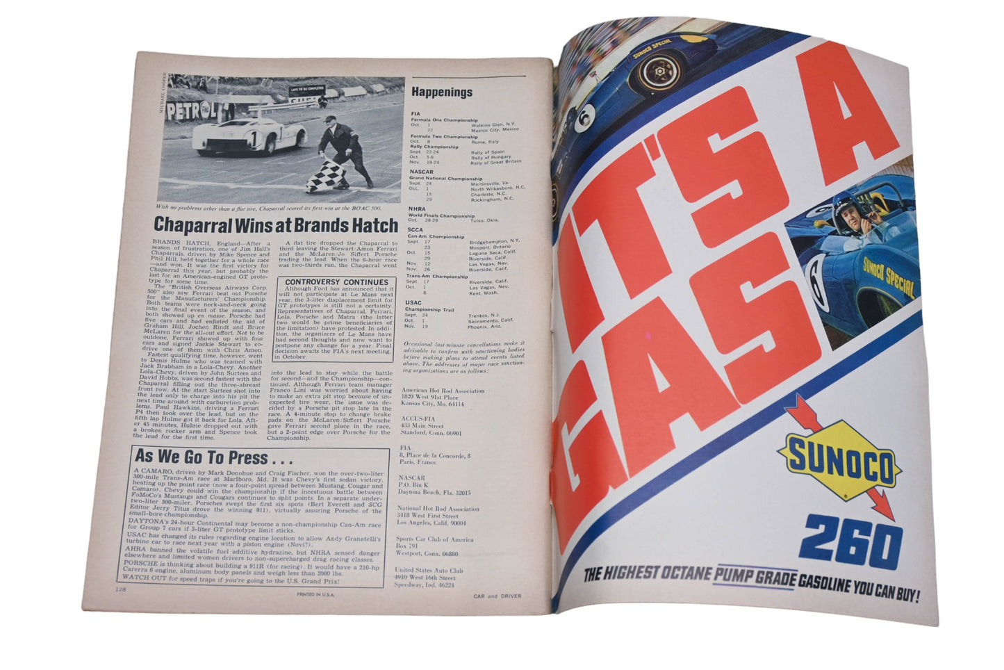 Car And Driver MD038-45 October 1967 Magazine
