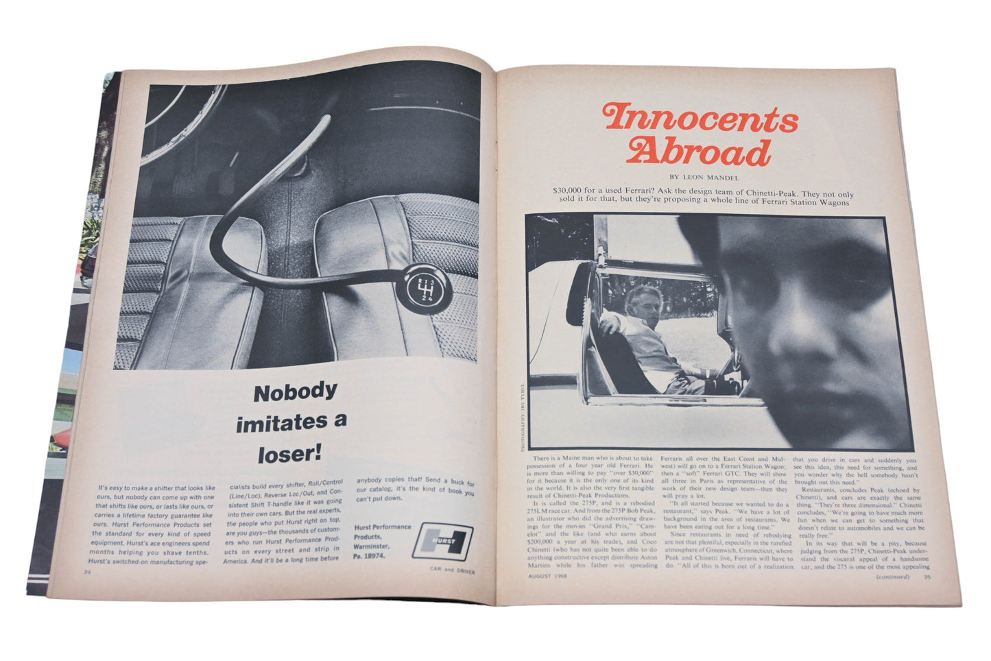 Car And Driver MD038-46 August 1968 Magazine