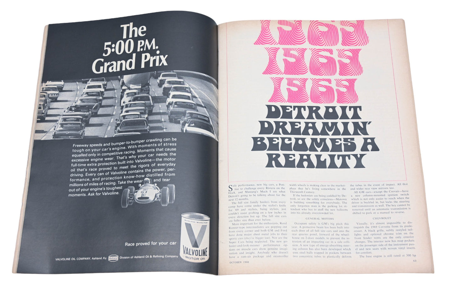 Car And Driver MD038-47 October 1968 Magazine