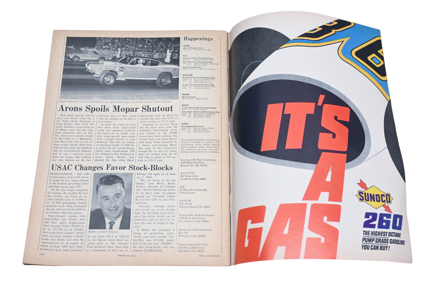 Car And Driver MD038-47 October 1968 Magazine