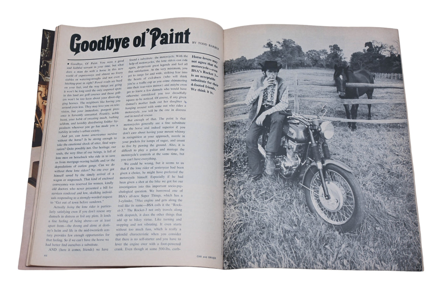 Car And Driver MD038-48 November 1968 Magazine