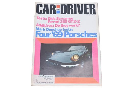 Car And Driver MD038-51 March 1969 Magazine