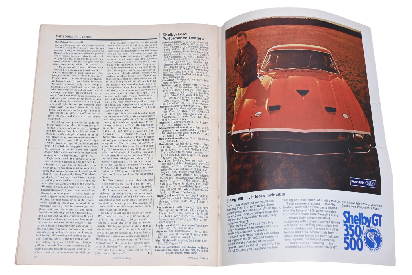 Car And Driver MD038-51 March 1969 Magazine