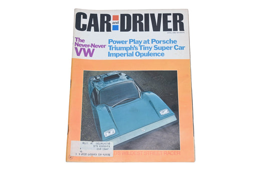 Car And Driver MD038-52 April 1969 Magazine