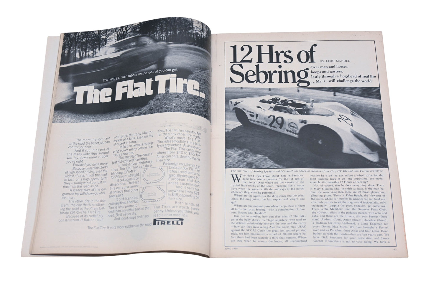 Car And Driver MD038-54 June 1969 Magazine