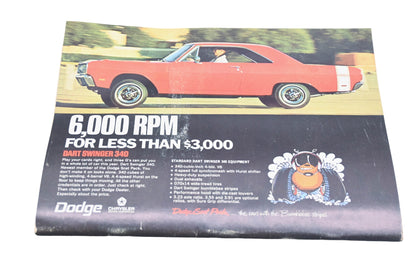 Car And Driver MD038-54 June 1969 Magazine