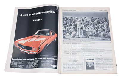 Car And Driver MD038-55 July 1969 Magazine