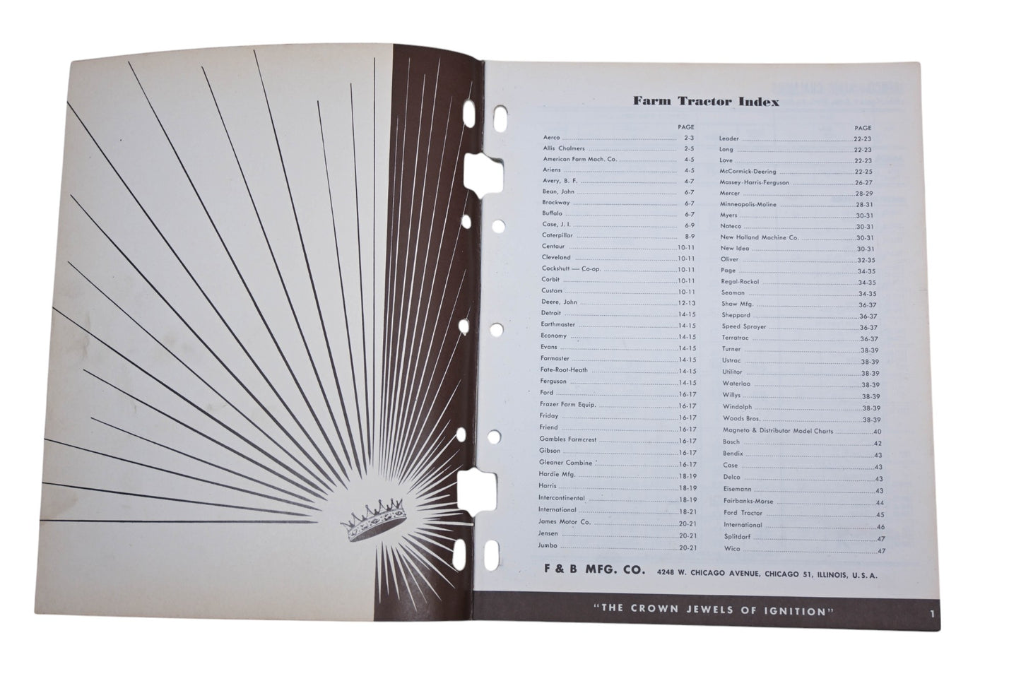 Filko RU025-35 1959 Farm Tractor Ignition Guide