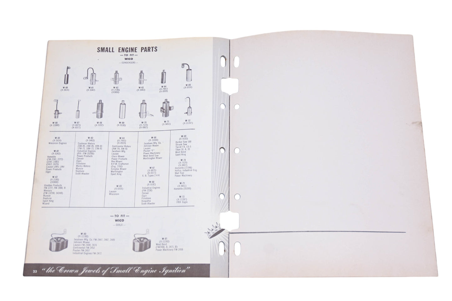 Filko RU025-38 1960 Small Engines Ignition Parts Guide