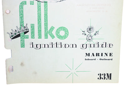 Filko 33M 1961 Marine Inboard Outboard Ignition Guide