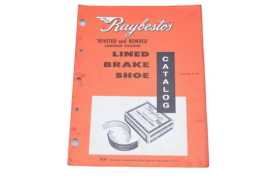 Raybestos 21-LBS 1959 Lined Brake Shoe Catalog