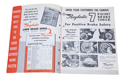 Raybestos 21-LBS 1959 Lined Brake Shoe Catalog
