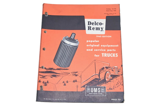 Delco Remy 1A-102 1960 Truck Original Equipment & Service Parts Catalog