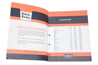 Delco Remy 1A-102 1960 Truck Original Equipment & Service Parts Catalog