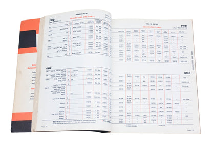 Delco Remy 1A-102 1960 Truck Original Equipment & Service Parts Catalog