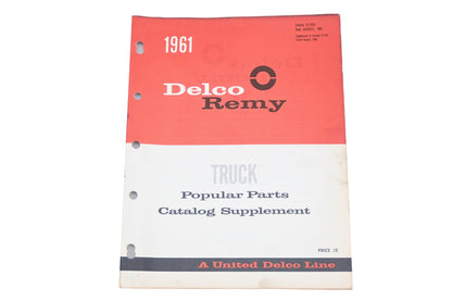 Delco Remy 1A-102A 1961 Truck Parts Supplement Catalog