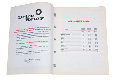 Delco Remy 1A-102A 1961 Truck Parts Supplement Catalog