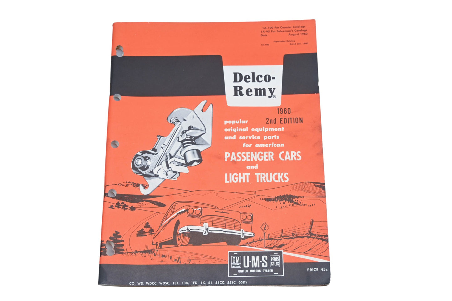 Delco Remy 1A-100, 1A-95 1960 2nd Edition Passenger Cars Light Truck Equipment & Parts Catalog