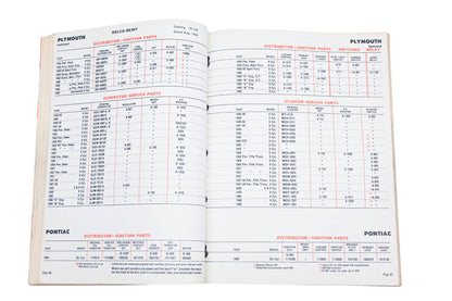 Delco Remy 1A-100, 1A-95 1960 2nd Edition Passenger Cars Light Truck Equipment & Parts Catalog