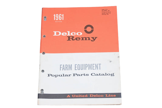 Delco Remy 1A-101 1961 Farm Equipment Parts Catalog