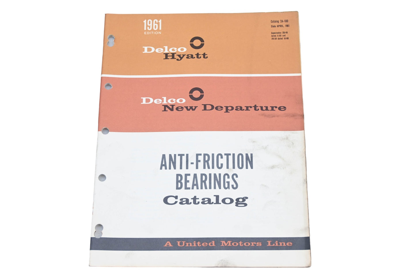 Delco Remy 2A-100 1961 Anti-Friction Bearings Catalog