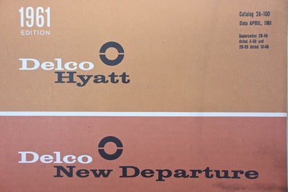 Delco Remy 2A-100 1961 Anti-Friction Bearings Catalog